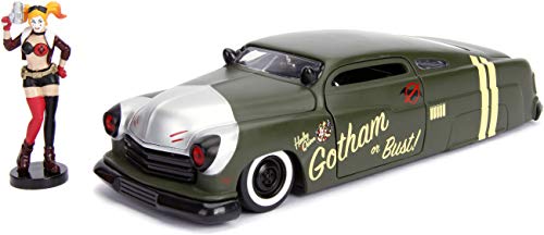 Jada Toys DC Comics Bombshells Harley Quinn & 1951 Mercury Die-cast Car, 1: 24 Scale Vehicle & 2.75