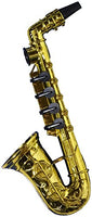 Forum Novelties Gold Saxophone Party Kazoo Play Musical Instrument