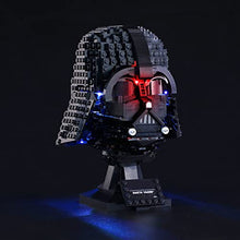 Load image into Gallery viewer, LIGHTAILING Light Set for Darth Vader Helmet Building Blocks Model - Led Light kit Compatible with Lego 75304 - Not Include The Model

