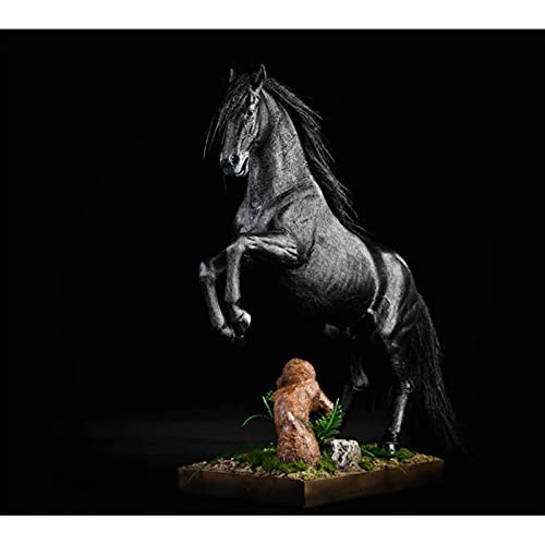 Leying 1/12 Scale Pony Model Mustang Toy Realistic Sculpture Doll Cosplay Photography DIY and Collection (1)