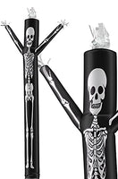 LookOurWay Holiday Themed 20 Feet Tall Air Dancers Wacky Waving Inflatable Tube Man Attachment, Halloween Skeleton (No Blower)