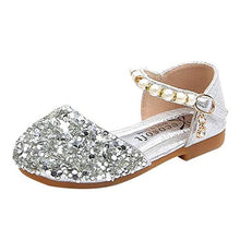 Load image into Gallery viewer, Pearl Bling Sequins Single Princess Shoes

