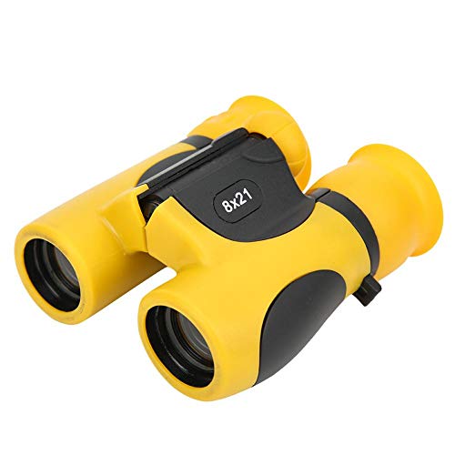 EBTOOLS Children Binocular Telescope, 8 Times Magnification Portable Mini Handheld Toy Telescope, Gifts for Kids(Yellow)