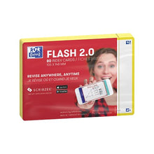 Load image into Gallery viewer, Oxford Flash 2.0 Pack of 80 Flash Cards a6 Yellow
