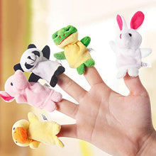 Load image into Gallery viewer, profectlen 10PC Funny Baby Plush Toy Animal Finger Puppets Double Layer with Feet Storytelling Props Doll Hand Puppet Kids Toys Children Gift
