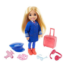 Load image into Gallery viewer, Barbie Chelsea Can Be Playset with Blonde Chelsea Builder Doll (6-in) Hard Hat, Tool Belt, Goggles, Saw, Hammer, Wrench, Toolbox, Great Gift for Ages 3 Years Old &amp; Up
