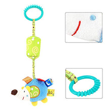 Load image into Gallery viewer, Stroller Hanging Toy, Animal Shape Non-Toxic Crib Hanging Toy, Bright Color Soft Crib for Car Seat Baby Carrier Newborn Baby(Hedgehog)
