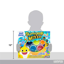Load image into Gallery viewer, Baby Shark Ultimate MixEMS by Horizon Group USA, Enjoy Squishing &amp; Squeezing 7 Types of Gooey,Putty,Stretchy Slime. Mix in Stars, Figurines &amp; More for Additional Sensory Play, Multicolored
