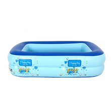 Load image into Gallery viewer, NBgy Family Inflatable Pool, Bath and Swim, Family Marine Ball Pool, Baby and Children Pool, Portable Folding, Outdoor Paddling Pool, Blue, 1109035cm
