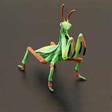Load image into Gallery viewer, ZCQBCY Lifelike Simulation Insects Statue Model Soft Plastic Mini Animal Sculpture Figurine Statuette Home Decor Toy Early Childhood Education Toys for Kids Children Teaching Aids,Praying Mantis
