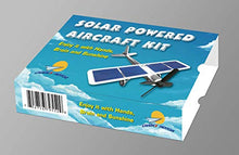 Load image into Gallery viewer, CHANCS Solar Airplane Kit 0.4W Stainless Steel Model Green Power Easily Assembled
