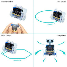 Load image into Gallery viewer, ELECFREAKS microbit Ring:bit Car Kit for Kids BBC Micro:bit Car, DIY Programmable Robot Kit for STEM Educational Project, Micro:bit Coding Starter car kit with Wiki Tutorial(Without Micro:bit)

