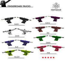 Load image into Gallery viewer, NOAHWOOD Fingerboards Parts PRO Common Trucks (34mm/Pivot Cups/Lock Nut/Green)
