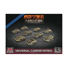 Load image into Gallery viewer, Flames of War: Late War: British Universal Carrier Patrol (BBX55)
