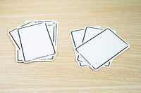Dry Erase Cards Tokens Reusable - Pack of 25