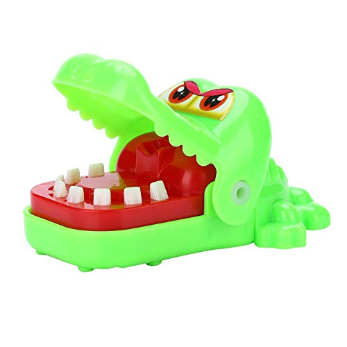Dilwe Crocodile Mouth Toy, Cartoon Crocodile Eco-Friendly Plastic Toy for Children(Green)