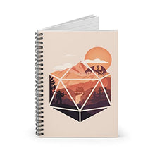 Load image into Gallery viewer, The d20 Hero Dungeons and Dragons Journal Gifts DND Dragon Adventure Merch Dice Dungeon Master Book for TTRPG
