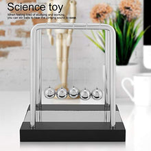 Load image into Gallery viewer, AUNMAS Solid Wooden Desktop Toys Cradle Balance Ball Balls Physics Science Pendulum Ornaments Toy Desk Psychology Educational Kits
