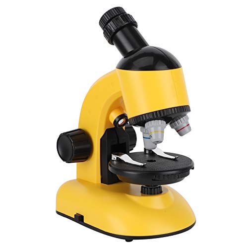 Microscope for Kids, 40X-1200X Kids Microscope with 360 Rotation Head Educational Science Toy For Animals, Flowers, Plants,(yellow)