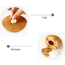 Load image into Gallery viewer, Cuit Piggy Bank Money Banks Child Piggy Bank, Creative Piggy Bank Wooden Ornaments Shatter-Resistant Creative Coin Banknotes Piggy Bank Coin Bank Money Box for Best Gift (Size : Small)
