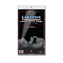 Load image into Gallery viewer, 300 BCW Current Comic Book Bags - 3 Packs of 100
