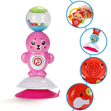 Load image into Gallery viewer, NUOBESTY Baby Rattle Toys with Suction Cup High Chair Sing Bear Elephant Seal Shaker Baby Newborn Infant Educational Toys Battary Operated (Random Style, with Button Battary)
