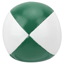 Load image into Gallery viewer, 01 Juggling Balls for Beginners, Professionals Soft Indoor Leisure Juggling Balls for Office Leisure for Entertainment(Green White)

