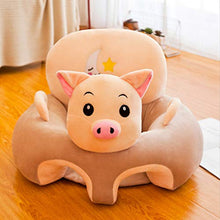 Load image into Gallery viewer, vocheer Baby Sitting Chair, Comfortable Infant Soft Plush Floor Support Seat Baby Learning to Sit Soft Animal Shaped Baby Sofa for Newborn 3-16 Months(Pig)
