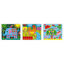Load image into Gallery viewer, Janod Crafts  No Mess No Glue My First Foam Animal Sticker Mosaic Animals Kit  Creative, Imaginative, Inventive, and Developmental Play -- STEAM Approach to Learning  Ages 3-8+
