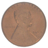 Lincoln Cent Penny Coin 1959 D Uncirculated - Graded by the Numismatic Guaranty Corporation (NGC) as Mint Strike 65 Red (MS 65 RD)