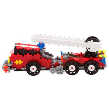 Load image into Gallery viewer, PLUS PLUS - GO! Fire Fighter Truck - 360 Pieces - Model Vehicle Building Stem / Steam Toy, Interlocking Mini Puzzle Blocks for Kids
