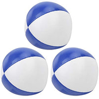 WNSC Juggling Balls, Indoor Leisure Soft Easy Juggle Balls Juggle Balls Soft Juggle Balls for Office Leisure for Entertainment(Blue and White)