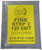 MJR Tumblers 3 LB Fine 120 Silicon Carbide Rock Refill Grit Media Stage 2