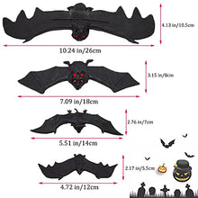 Load image into Gallery viewer, 18pcs Hanging Realistic Soft Rubber Bats,Spooky Looking Vampire Bat Decor,Fake Rubber Bats for Halloween Party Supplies and Decoration
