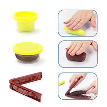 Load image into Gallery viewer, HASAYAQI Playdough Poop Toy Mold,Clay Simulation Faeces Tool,3 Brown Dough,1 Yellow Dough and Plastic Mold
