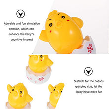 Load image into Gallery viewer, PRETYZOOM 3Pcs Roly Poly Baby Toy Wobbling Toy Kids Tumbler Doll Small Chicken Figurine Christmas Stocking Fillers for Toddler Infant Boy Girl
