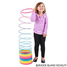 Load image into Gallery viewer, Rhode Island Novelty 6.9&quot; Jumbo Rainbow Coil Spring
