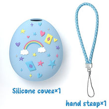 Load image into Gallery viewer, Silicone Case Cover for Tamagotchi, Protective Skin for Tamagotchi On 4U+ PS m!x iD L and Meets with Hand Strap -Blue
