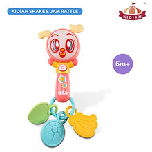Load image into Gallery viewer, Kidian Baby Rattle - Shake and Jam Rattle - Baby Rattle and Teether Toy, Infant Rattle for 6 Months and Up by Flybar (Dog)
