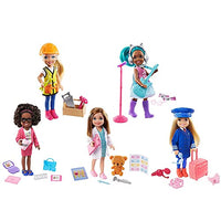 Barbie Chelsea Can Be Playset with Blonde Chelsea Builder Doll (6-in) Hard Hat, Tool Belt, Goggles, Saw, Hammer, Wrench, Toolbox, Great Gift for Ages 3 Years Old & Up