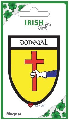 I LUV LTD Irish County Crest Shield Magnet Donegal