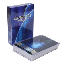 Load image into Gallery viewer, Hologram Flash Tarot Card, 78 Oracle Tarot Card Moonology Oracle Cards Fate Divination Fortune Telling Tarot Deck Board Game Tarot Card Supplies English for Family Party Friends
