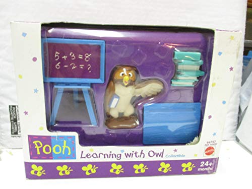 Vintage Pooh Learning with Owl Play Set