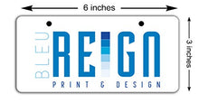 Load image into Gallery viewer, BRGiftShop Personalized Custom Name California 1980s State 3x6 inches Bicycle Bike Stroller Children&#39;s Toy Car License Plate Tag
