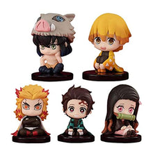 Load image into Gallery viewer, Anime Character Doll, 5pcs Mini Japan Anime Character Model,Handmade Model Cute Interior Screen Doll Home Office Decoration Souvenir Lovely Toy PVC Action Figure
