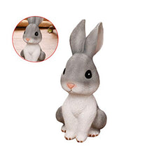 Load image into Gallery viewer, Wakauto Rabbit Piggy Bank Resin Bunny Saving Jar Money Bank Pot Money Coin Collections Box Rabbit Figurines for Kids Childrens Gifts Easter Home Decor
