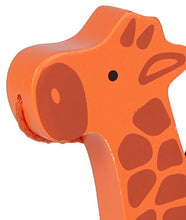 Load image into Gallery viewer, Hape Giraffe Wooden Push and Pull Toddler Toy
