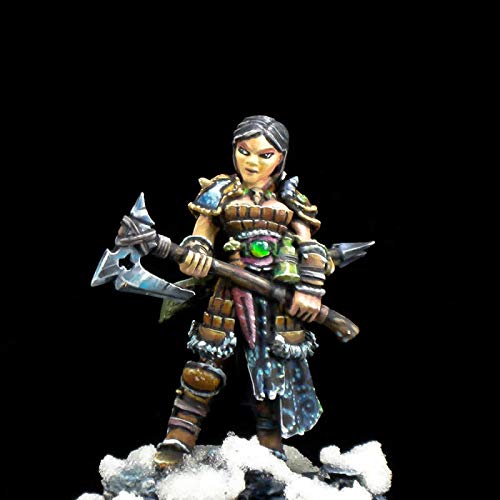 Hani Female Warrior Miniature 25mm Heroic Scale Figure Dark Heaven Legends Reaper Miniatures