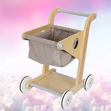 Load image into Gallery viewer, TOYANDONA Mini Shopping Cart Toy Handcart Shopping Trolley Mobile Holder Storage Basket for Home Birthday Baby Shower Table Centerpiece Decoration Gifts
