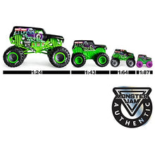 Load image into Gallery viewer, Monster Jam, Official Dragon vs. Thunder Bus Color-Changing Die-Cast Monster Trucks, 1:64 Scale
